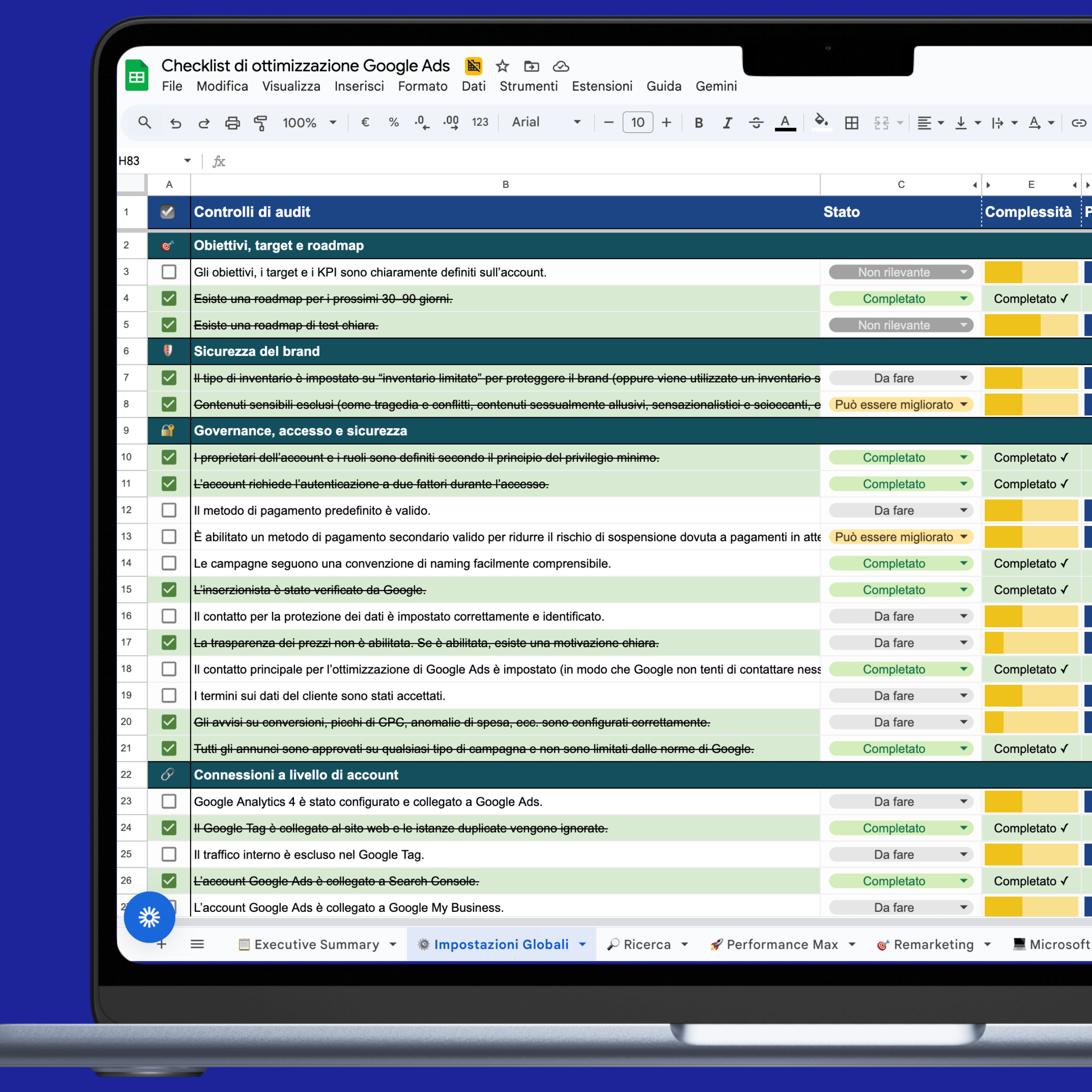 Checklist Google Ads - Impostazioni Generali-min